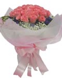 18 Pink Rose Bouquet